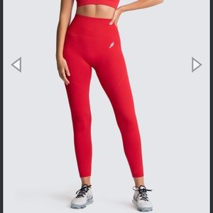 Hyperflex seamless leggings Ruby red